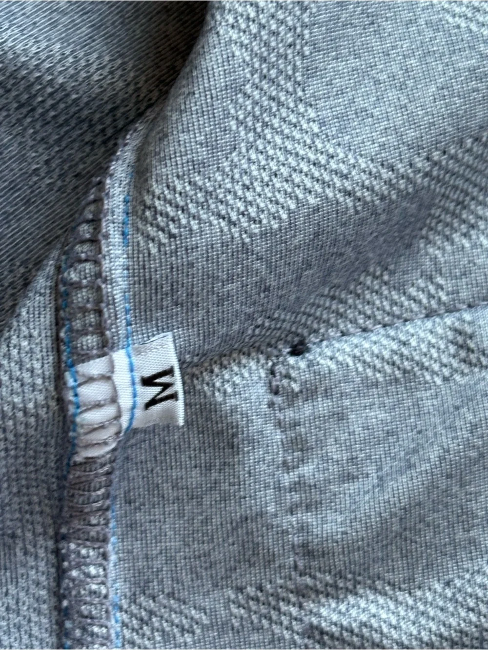 American Fighter Gray Tank Top with Blue Trim